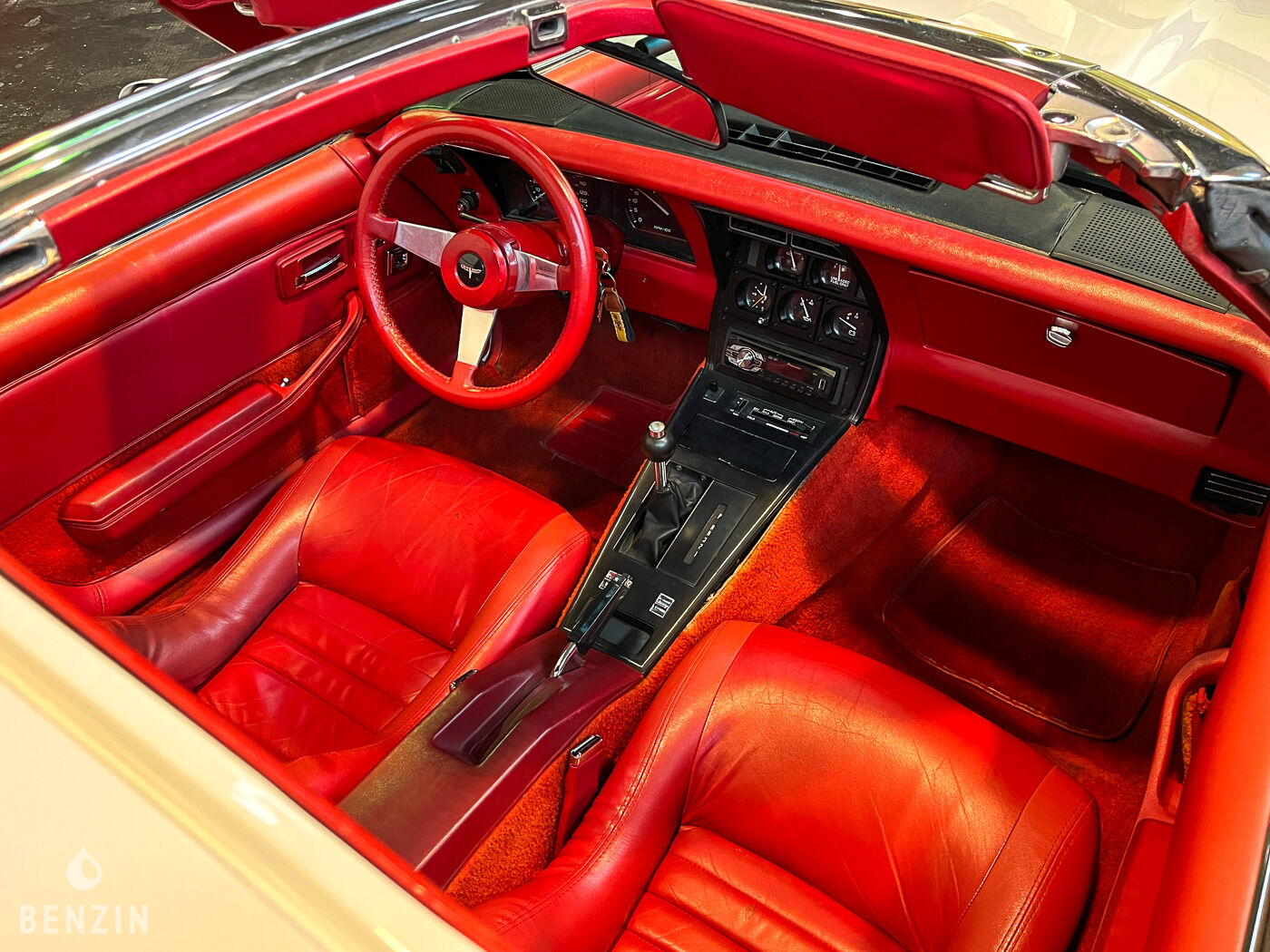 Öl und Benzin Corvette C3 Tasse