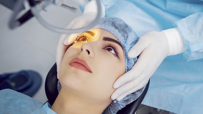Laser eye surgery 