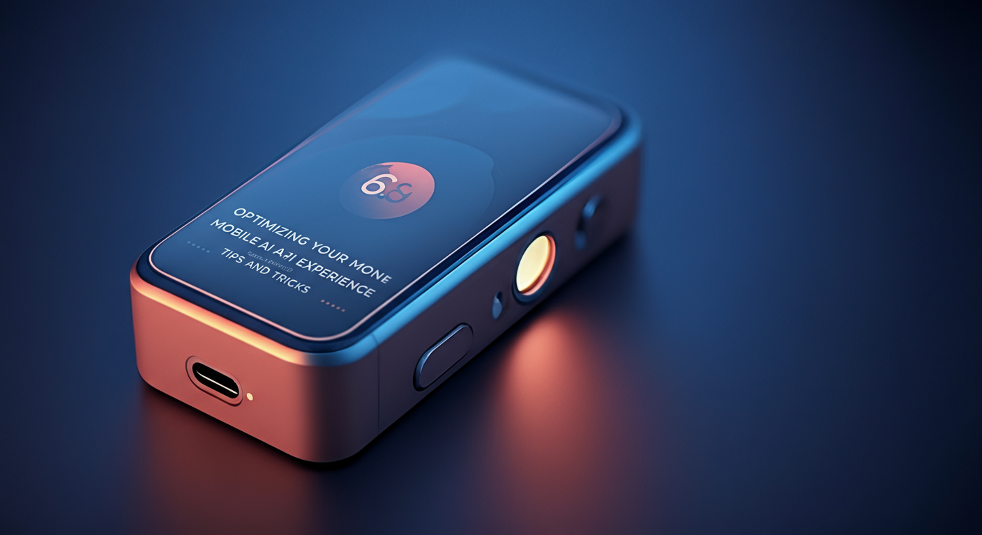 Optimizing Your Mobile AI Experience: Tips and Tricks - mobile AI