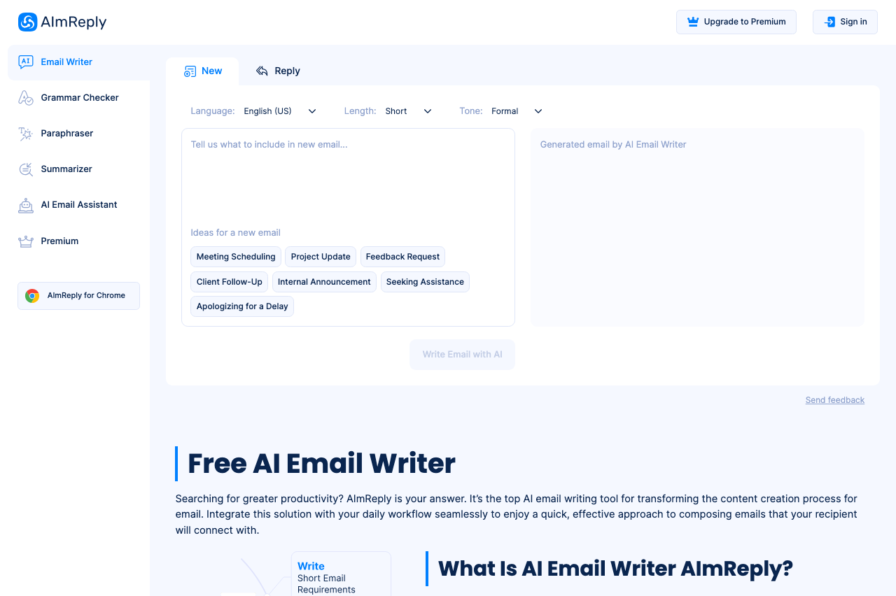 AImReply main image - Empowering communication through AI