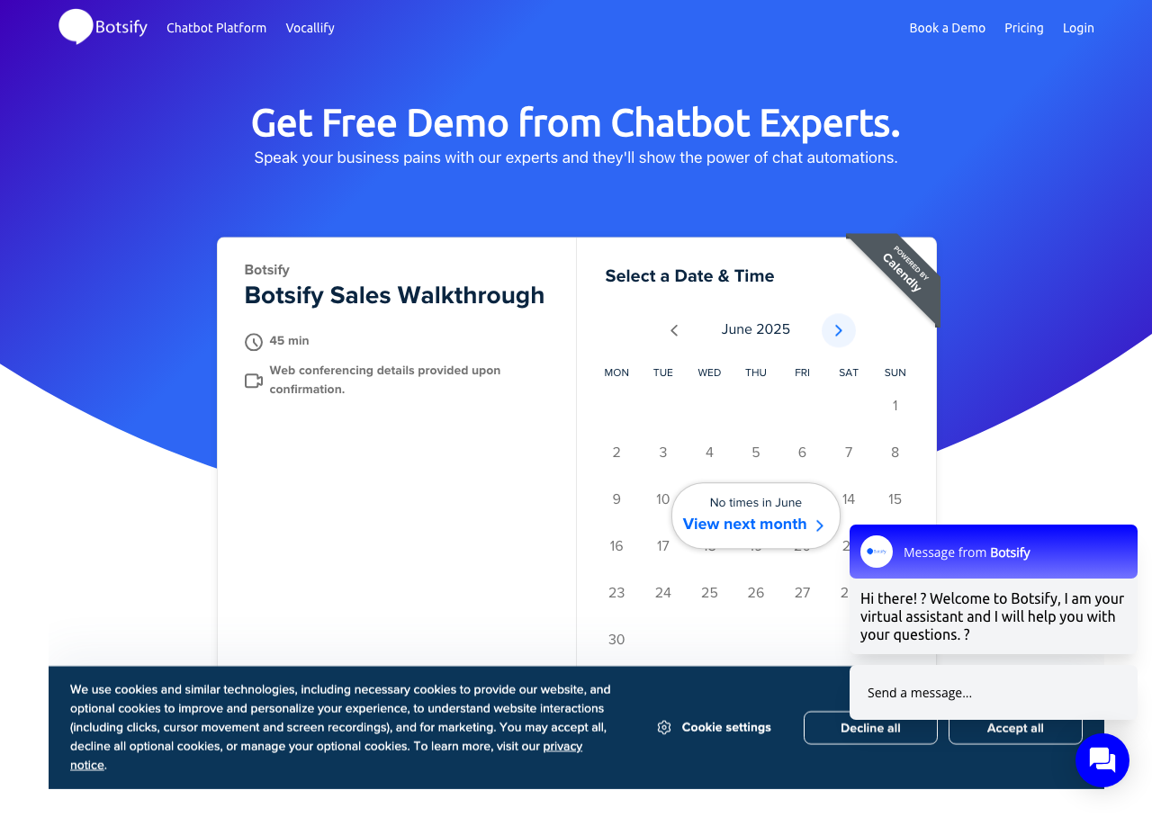 Screenshot of Botsify