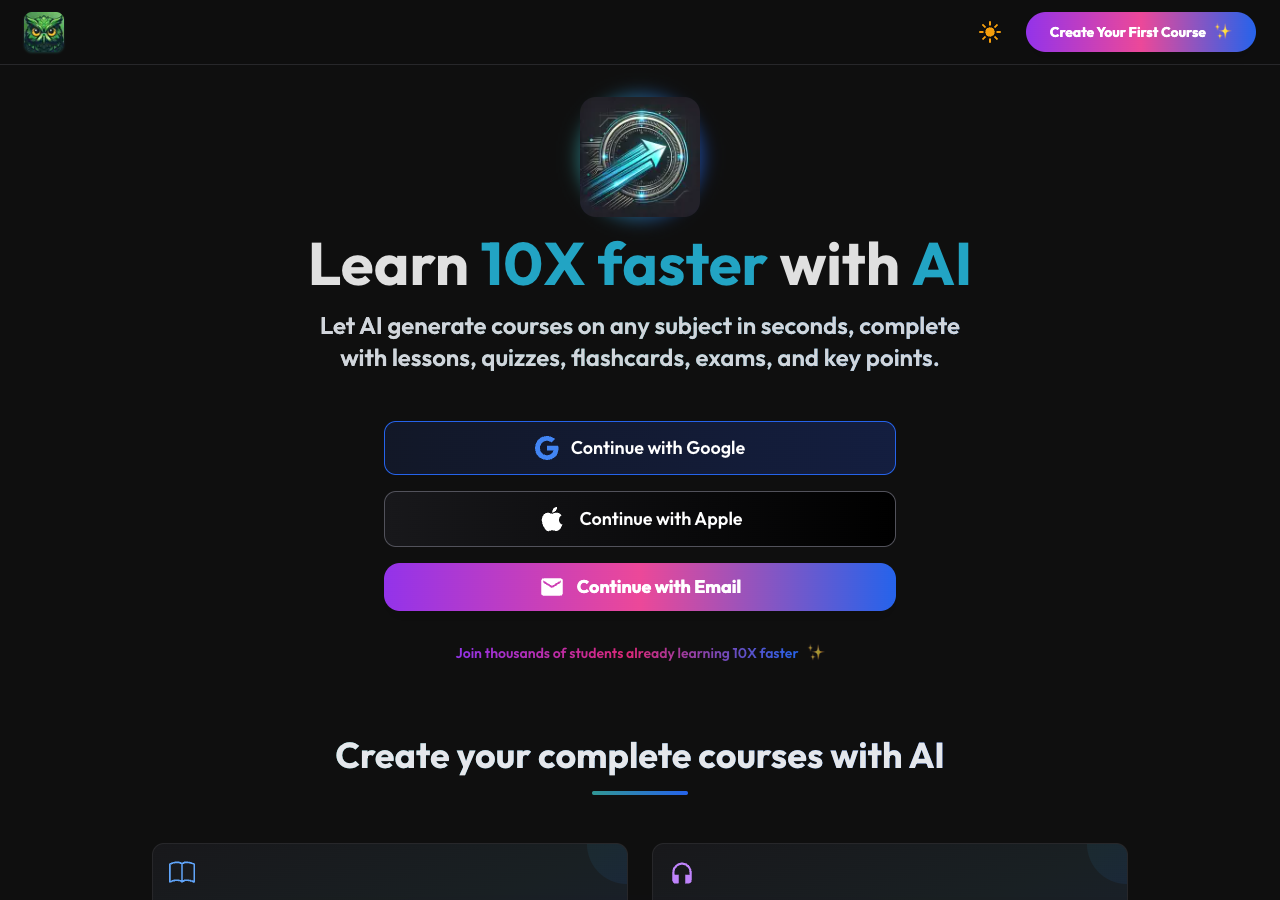 Screenshot of StudyRaid