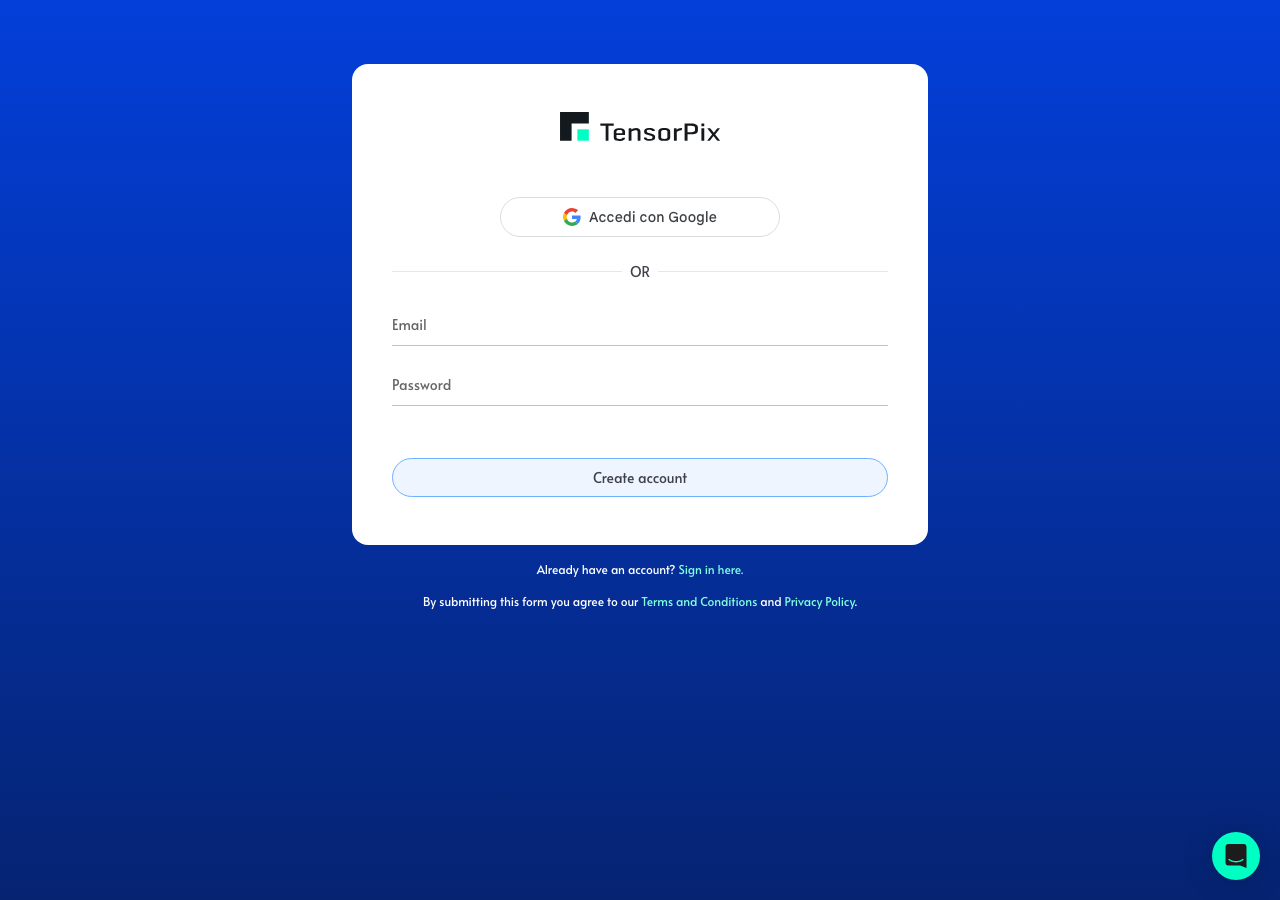 Screenshot of TensorPix
