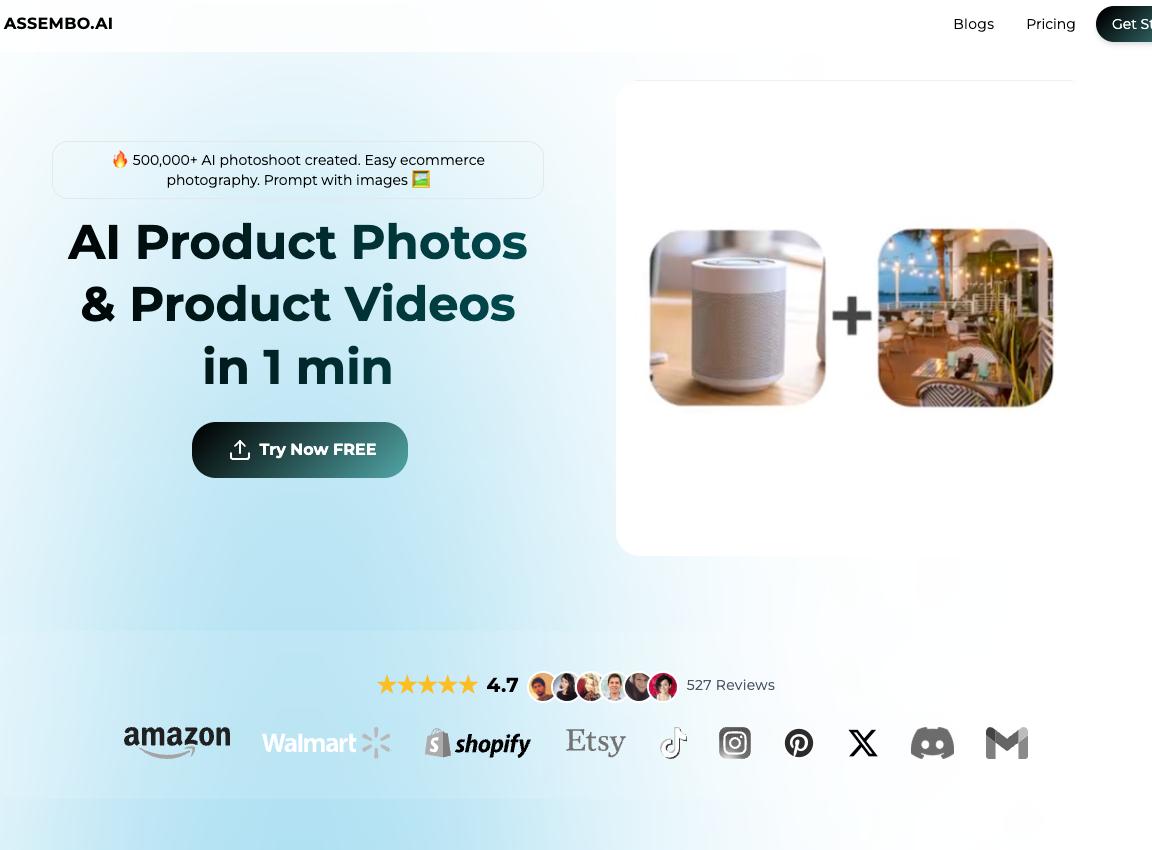 Assembo.ai main image - Empowering efficient content creation with AI.