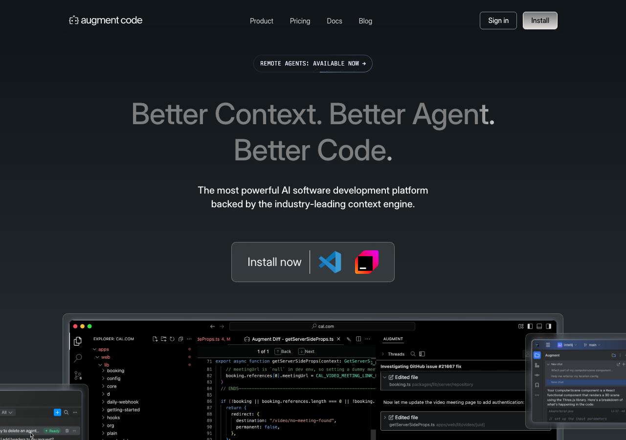 Augment Code main image - Enhance Your Code Efficiency