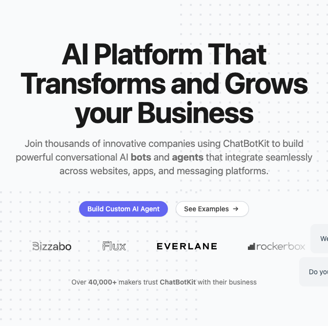 ChatBotKit main image - Empowering Conversations