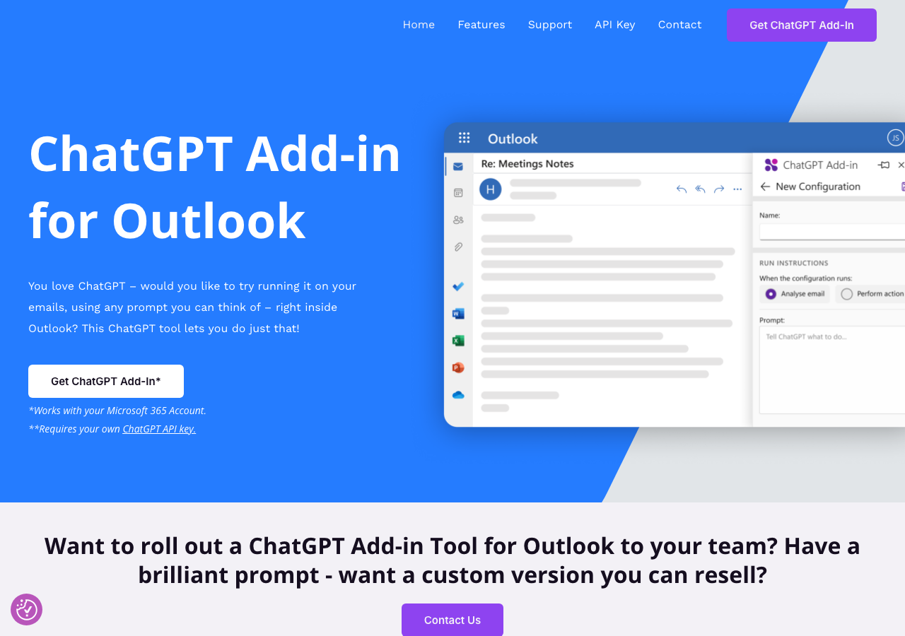ChatGPT for Outlook main image - Enhance your Outlook experience with AI-powered ChatGPT