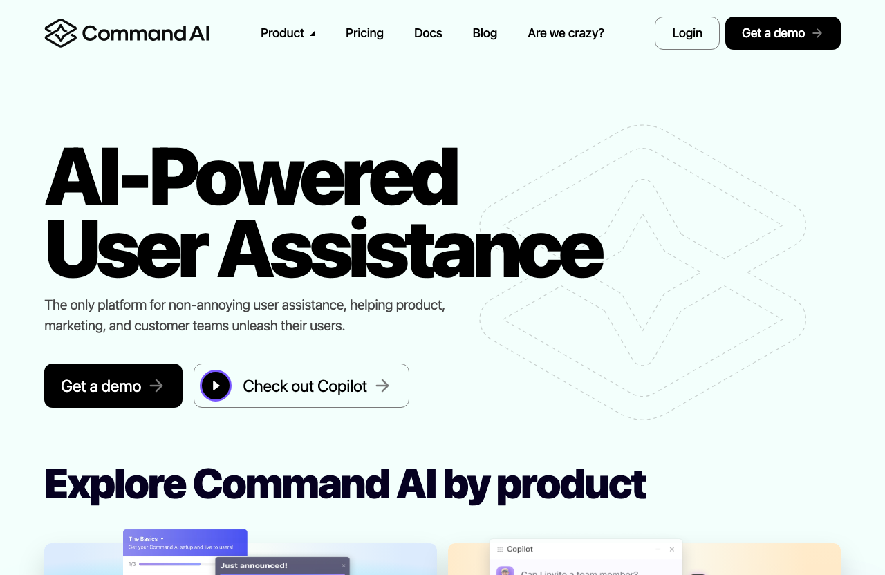 Screenshot of Command AI