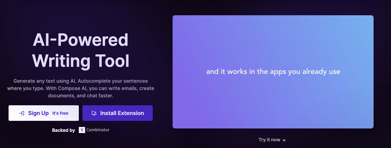 Compose AI main image - Unlock Your Writing Potential