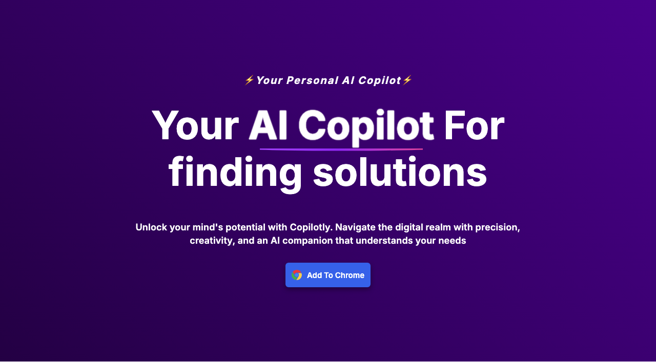 Copilotly main image - Empowering Your Content Creation