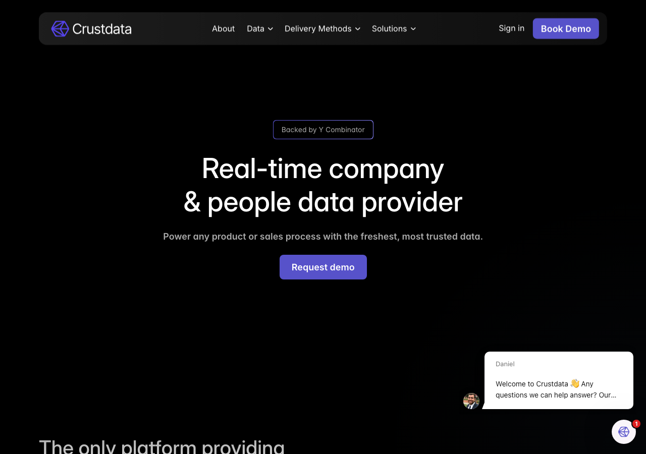 Crustdata main image - Empowering Data Insights
