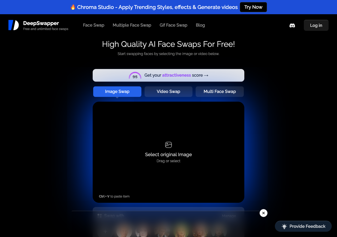 Deep Swapper main image - Seamless content translation and localization