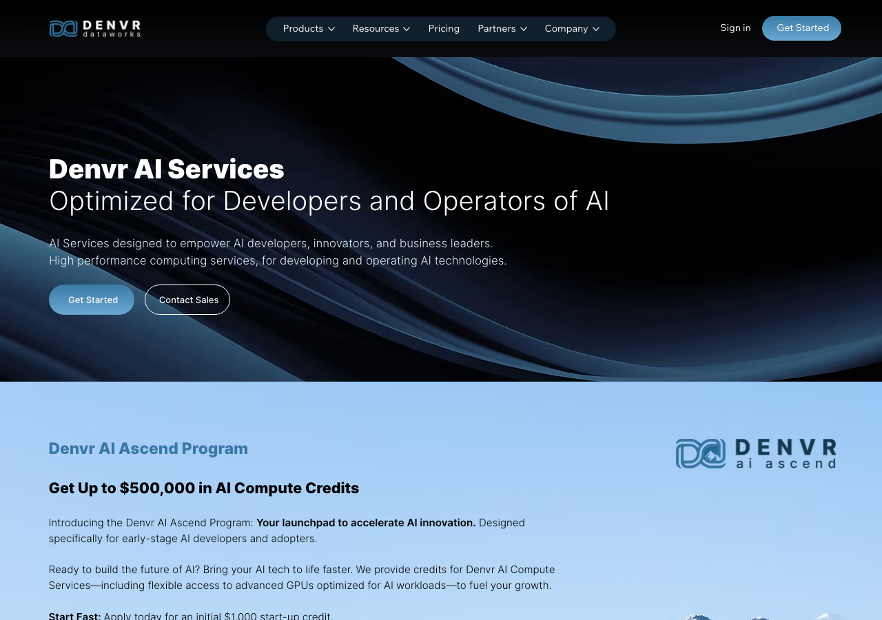 Denvr Dataworks main image - Empowering Data Transformation