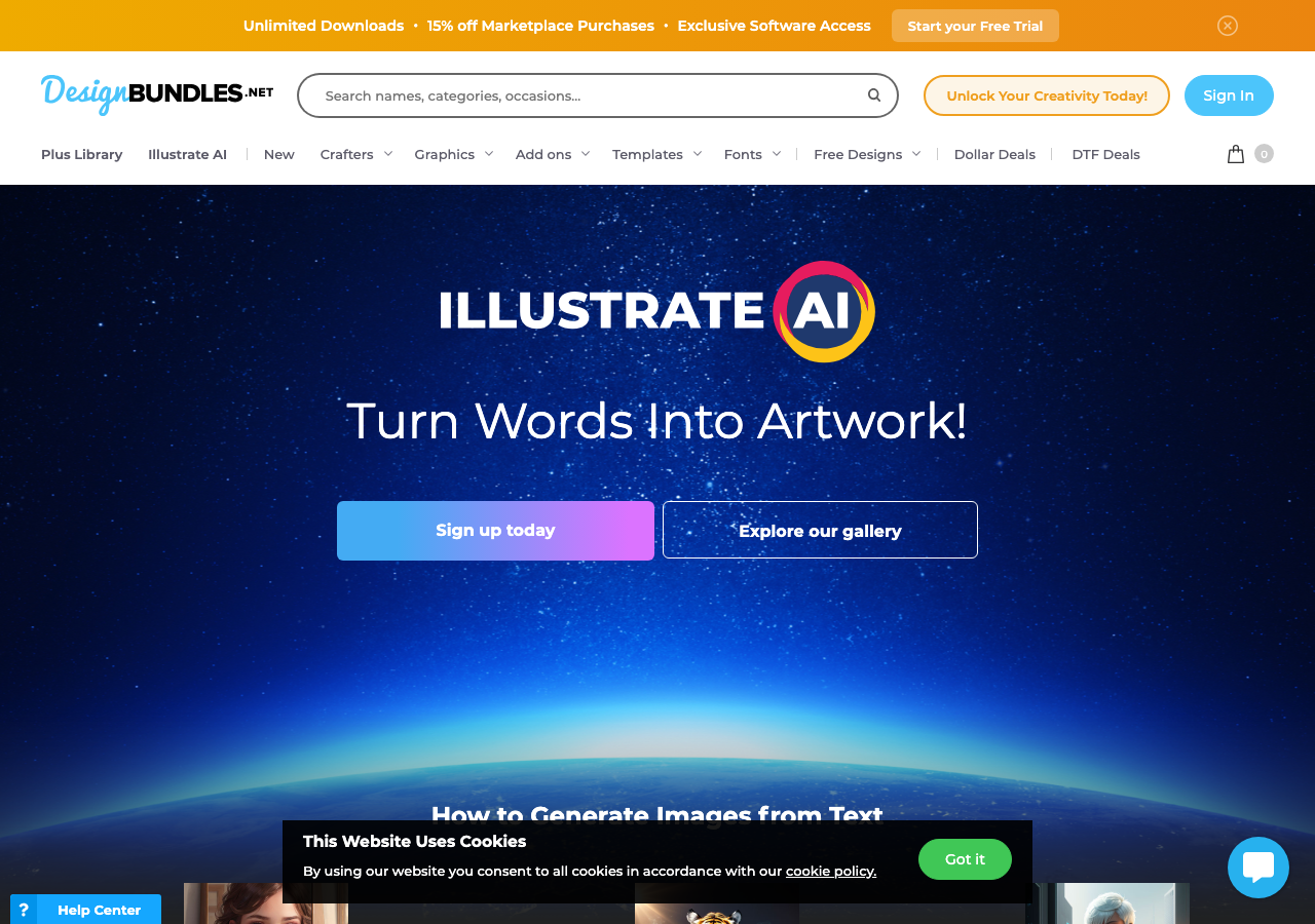 Illustrate AI main image - Empower Your Designs with AI