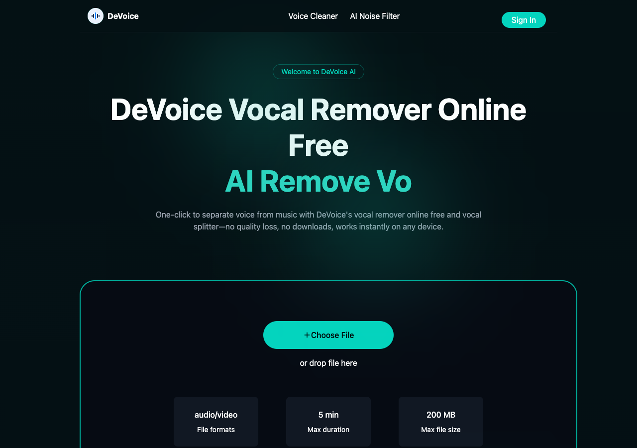 DeVoice main image - Transforming voices, changing narratives.