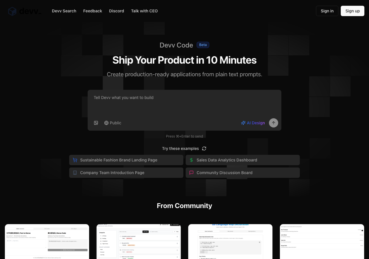 Devv AI main image - Empowering Intelligent Automation