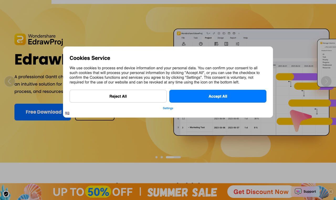 Screenshot of EdrawMax