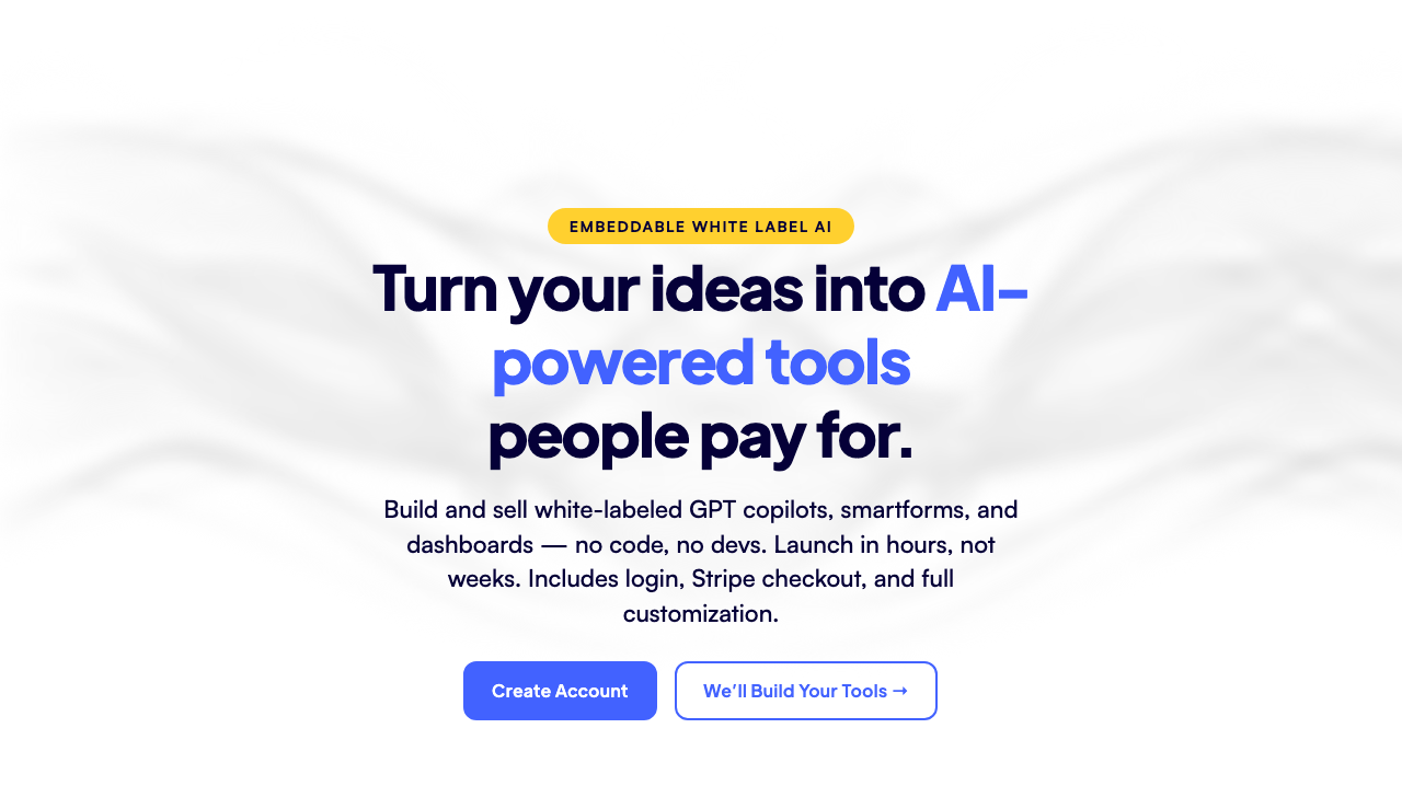Screenshot of FormWise AI
