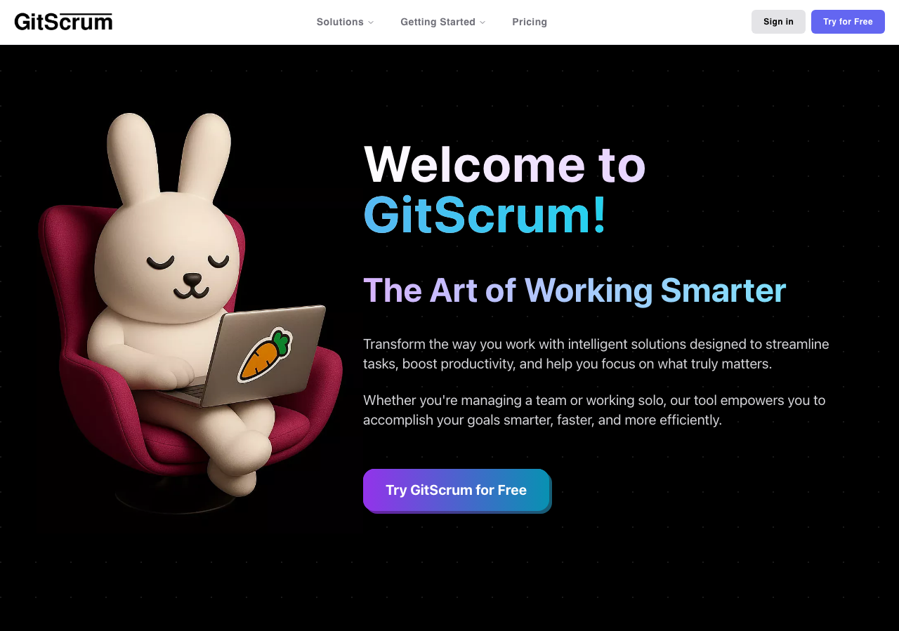 GitScrum main image - Empower Your Agile Workflow