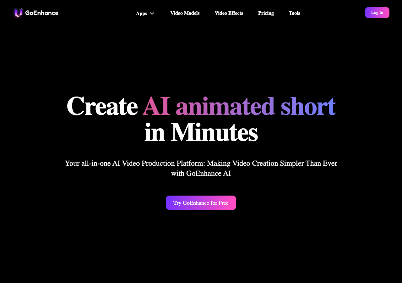 Screenshot of GoEnhance AI