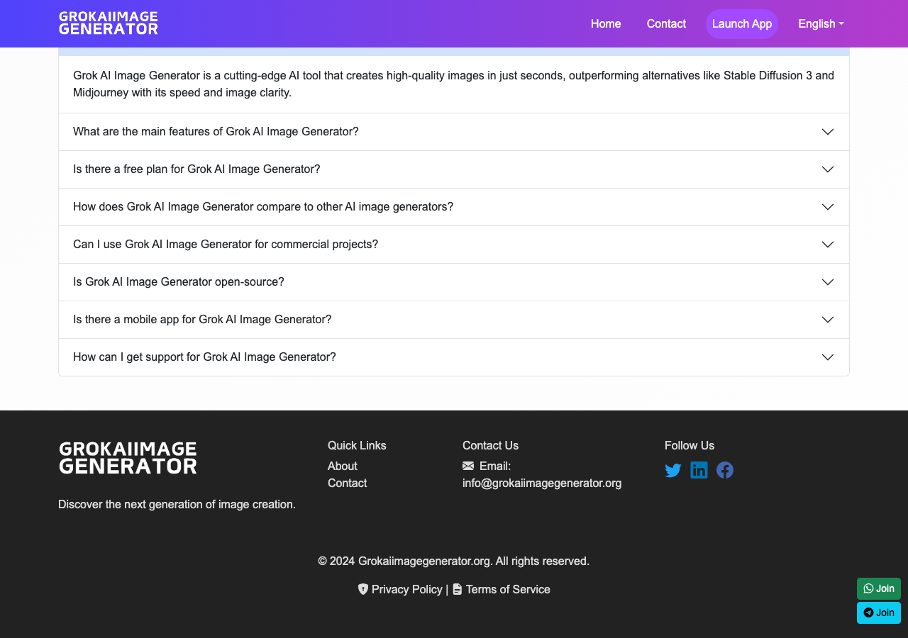 Screenshot of Grok AI Image Generator