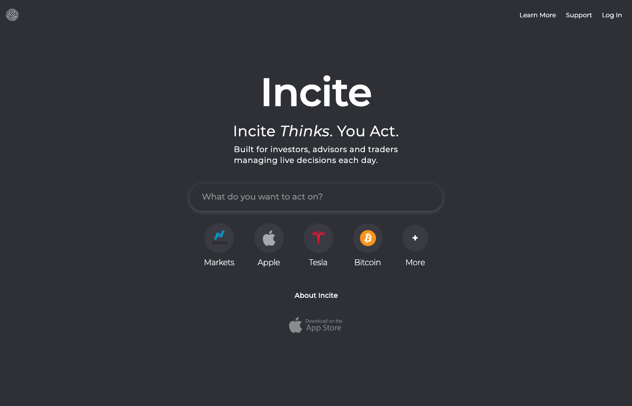 Screenshot of Incite AI