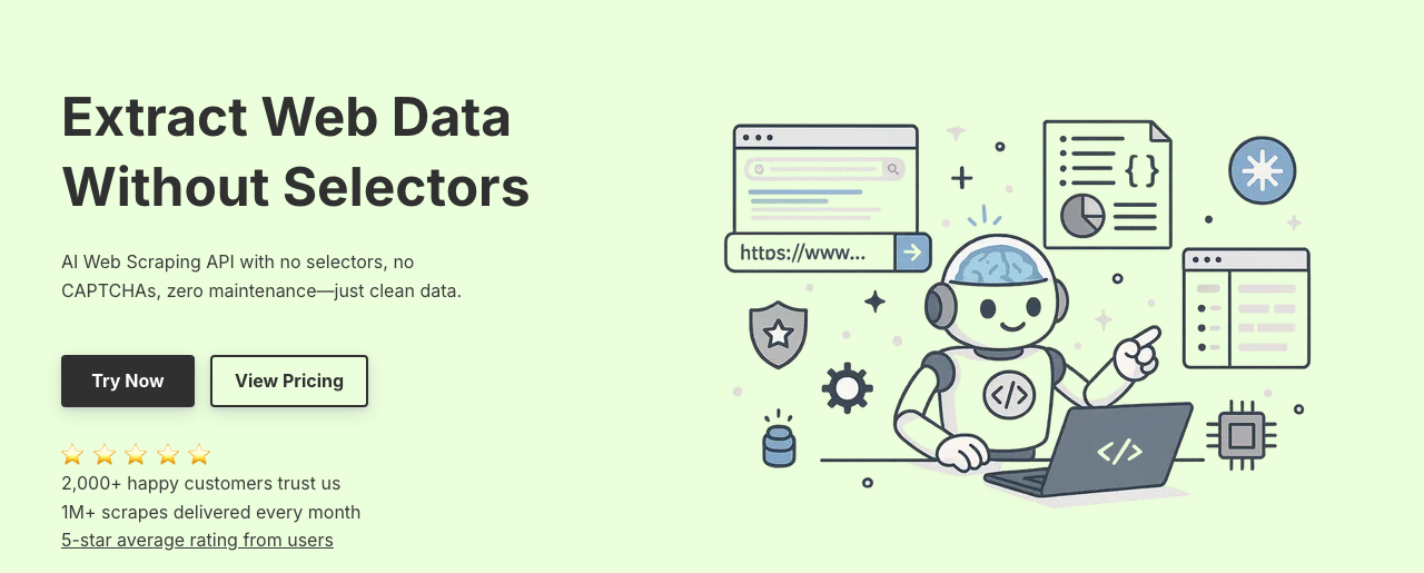 Screenshot of InstantAPI.ai