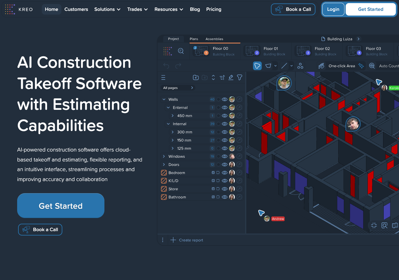 Kreo Software main image - Empowering smarter decision-making in construction