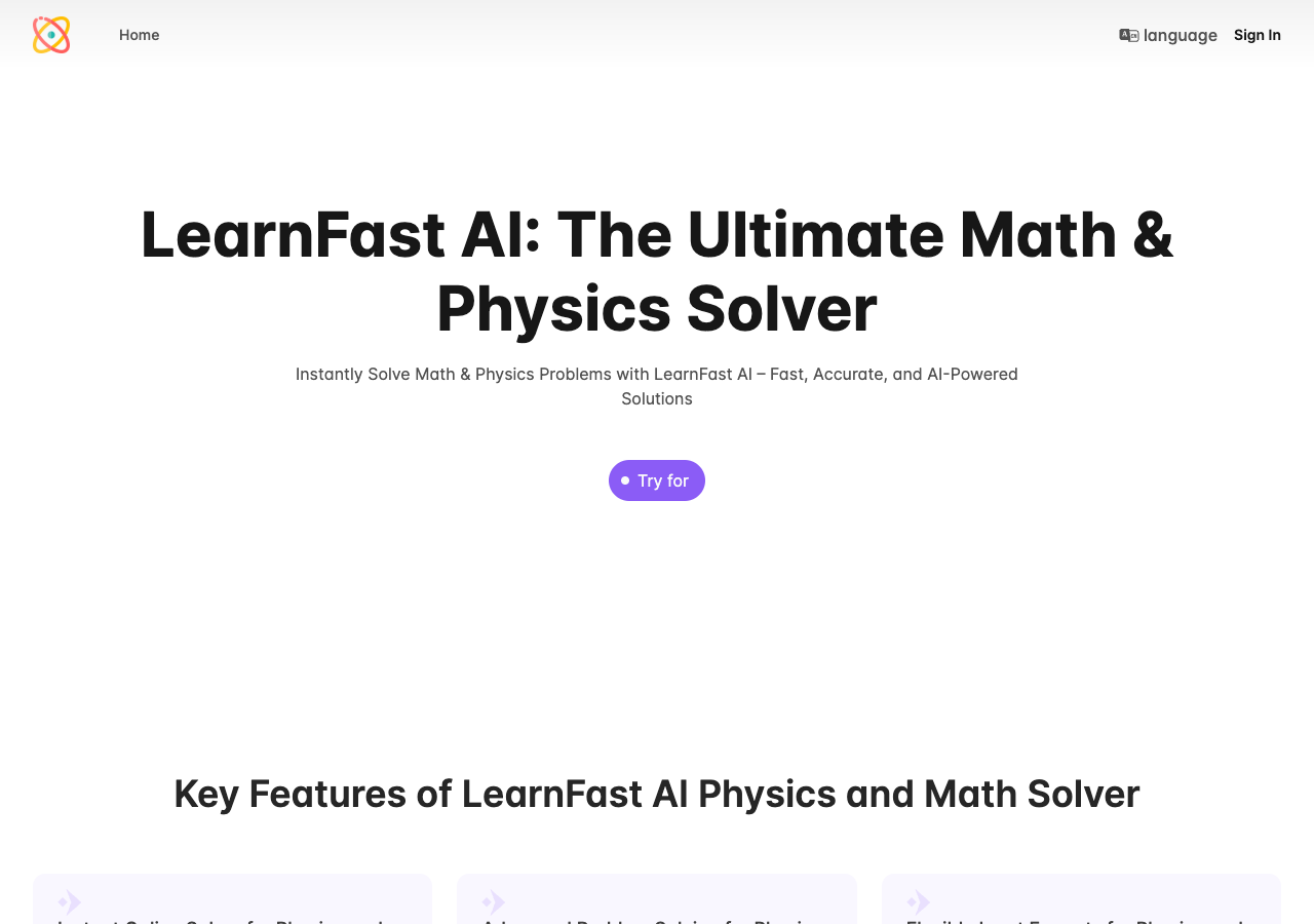 LearnFast AI main image - Accelerating Learning with AI