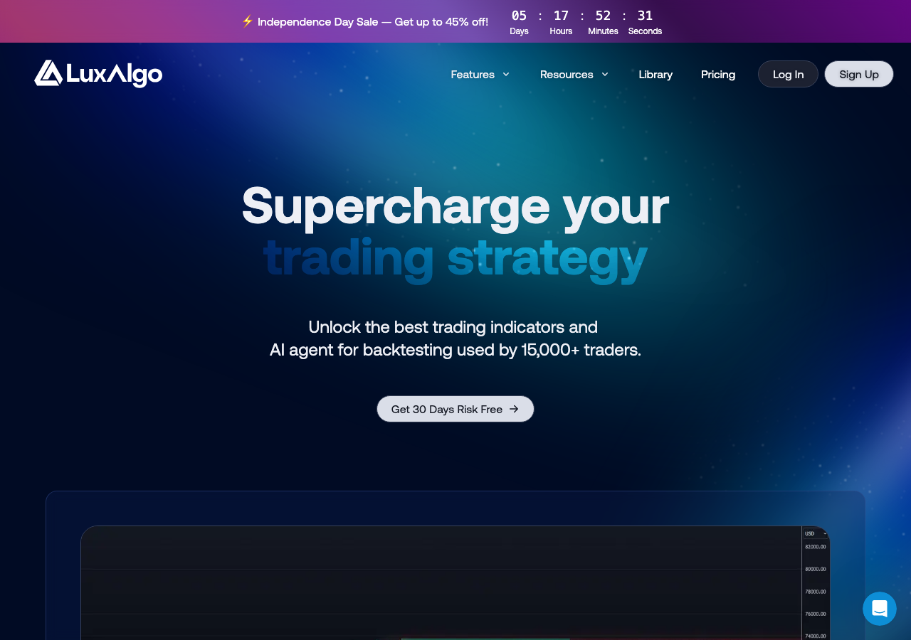 Screenshot of LuxAlgo