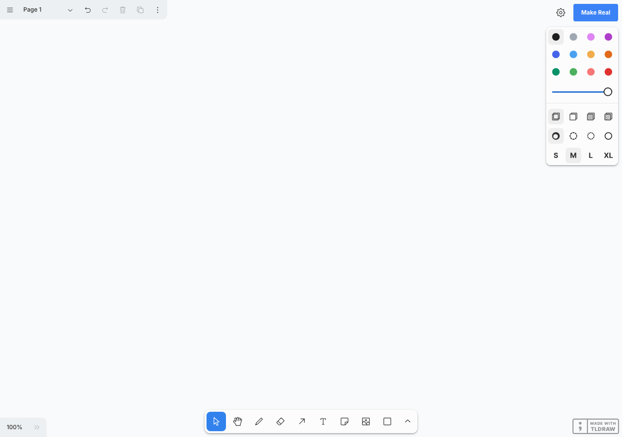 Screenshot of Make Real