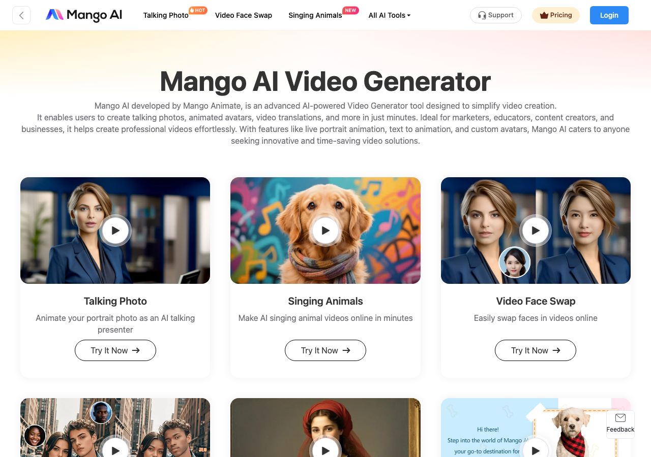 Mango AI main image - Empower Your Creativity with AI