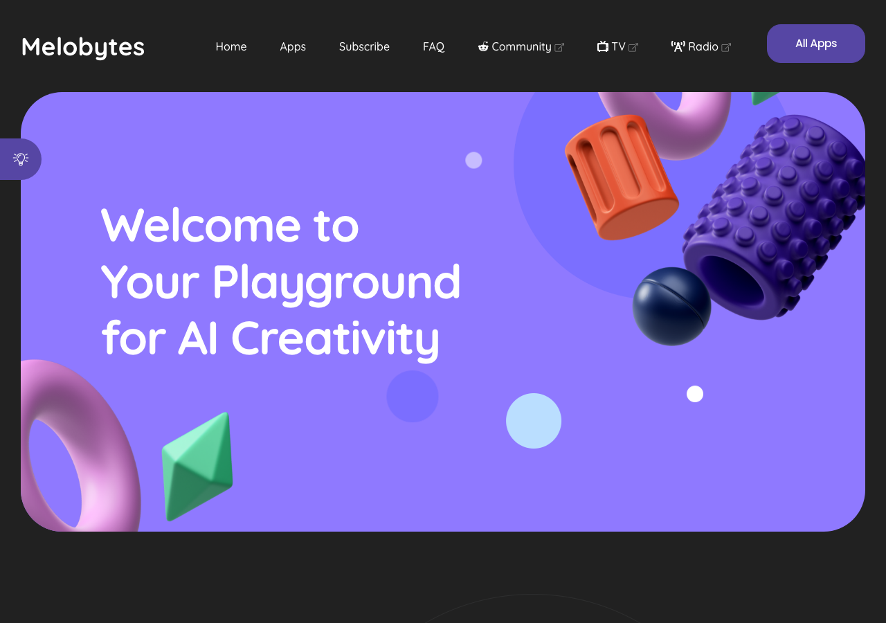 Screenshot of Melobytes.com
