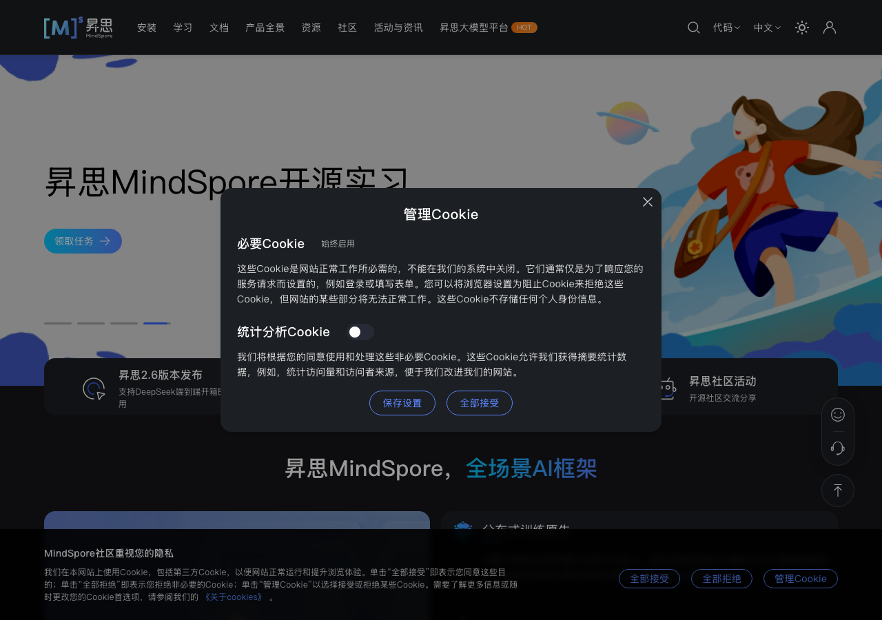 昇思MindSpore main image - Empowering AI for All
