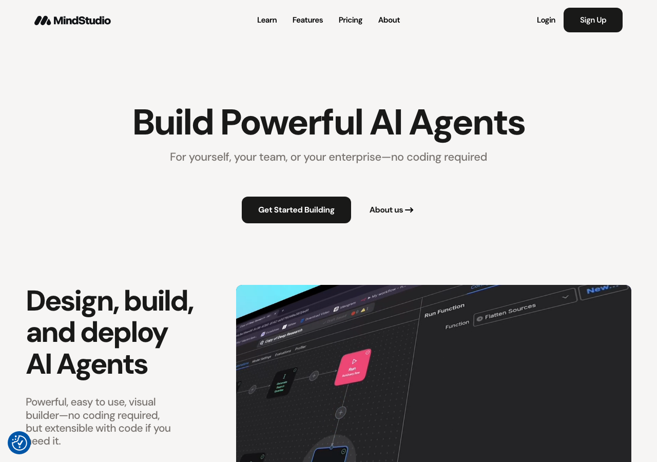 Screenshot of MindStudio