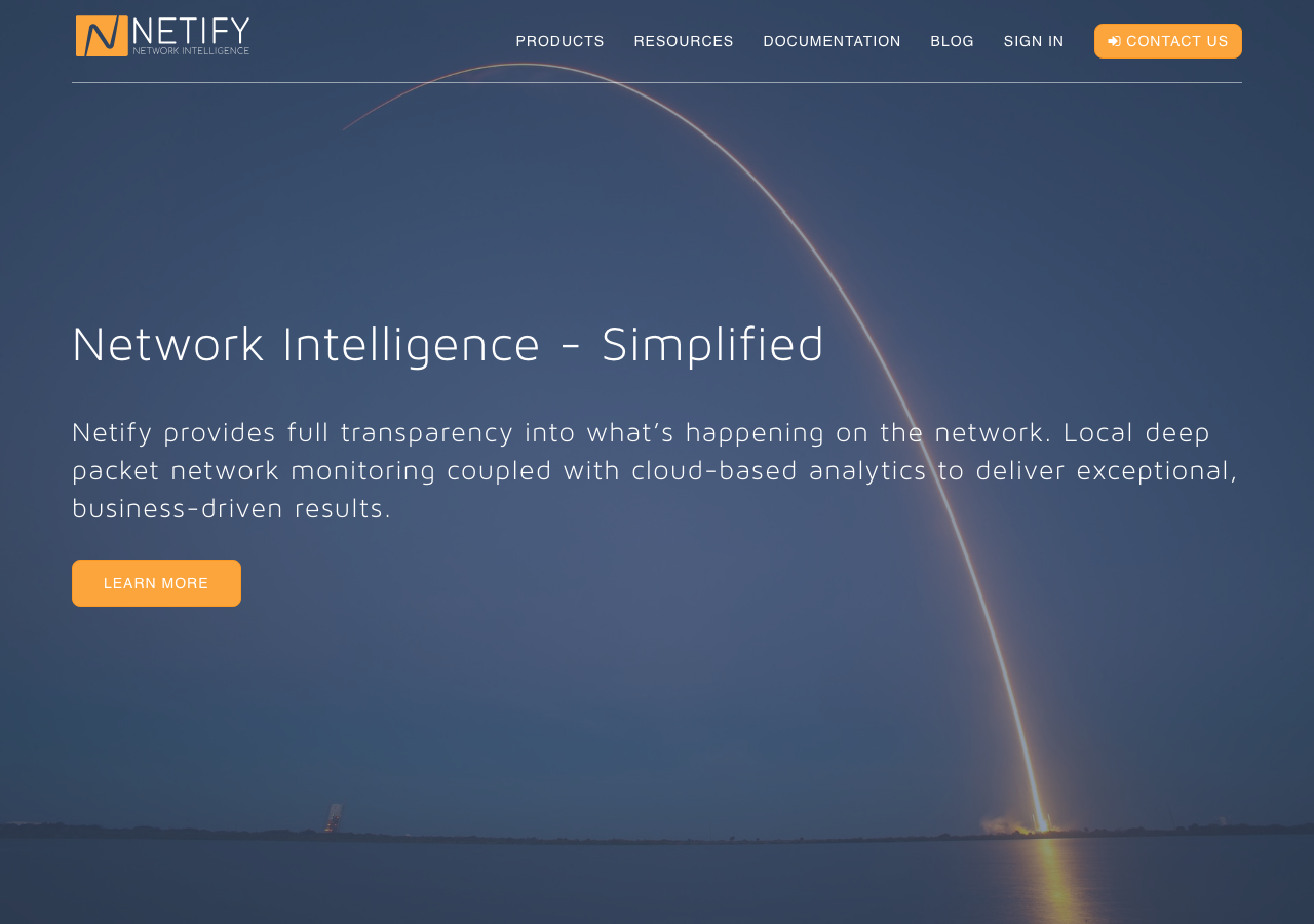 Screenshot of Netify