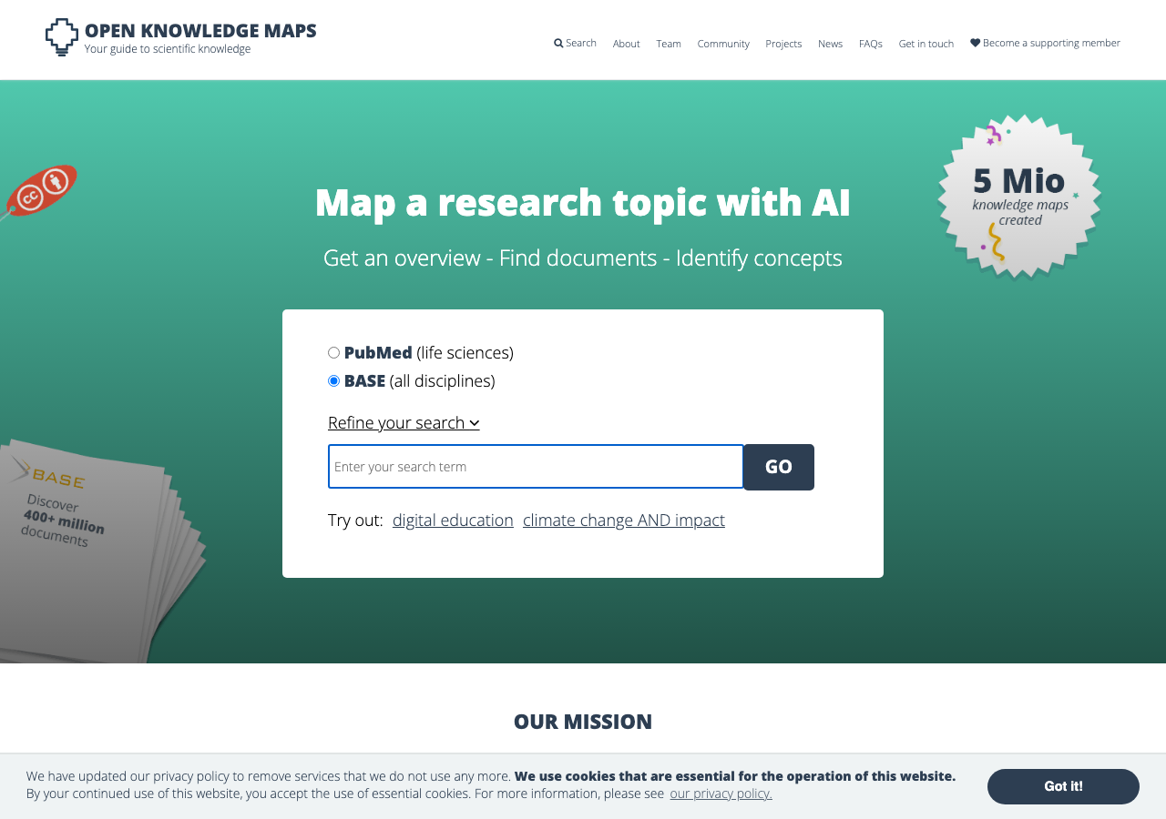 Open Knowledge Maps