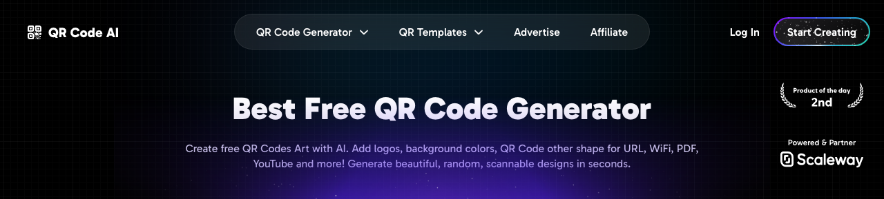 QR Code AI main image - Empowering QR code generation and decoding
