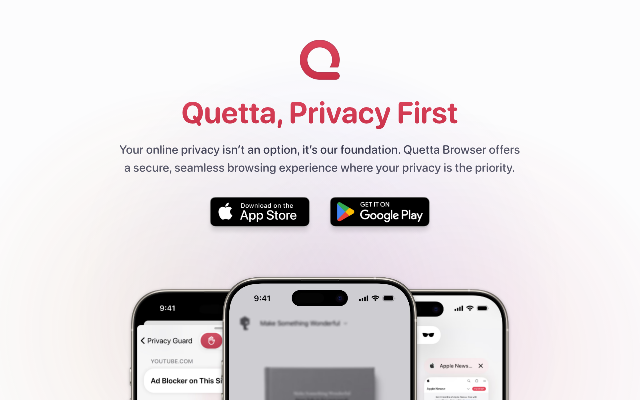 Screenshot of Quetta Browser