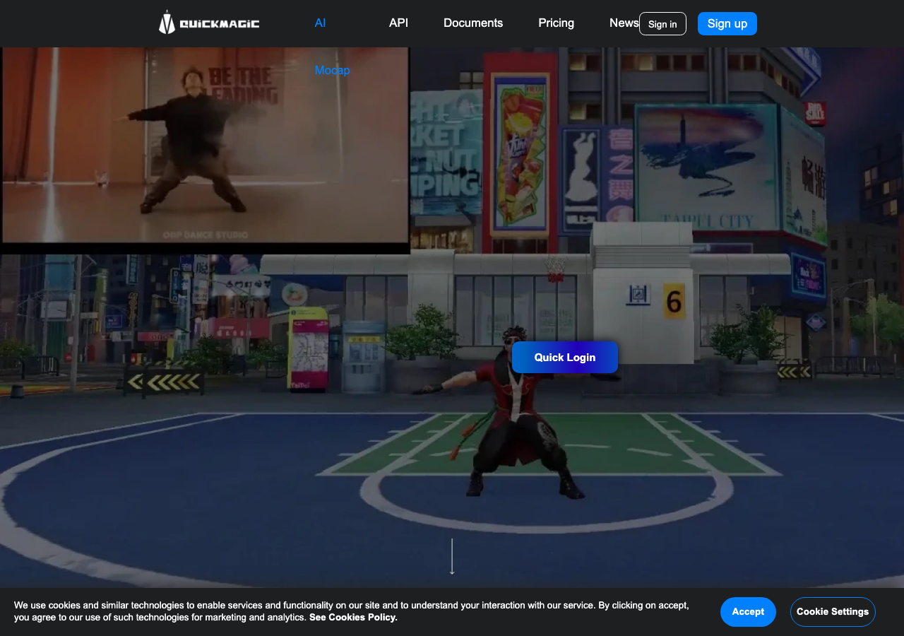 Screenshot of QuickMagic