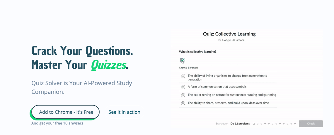 QuizSolver main image - Effortlessly Solve Quiz Questions