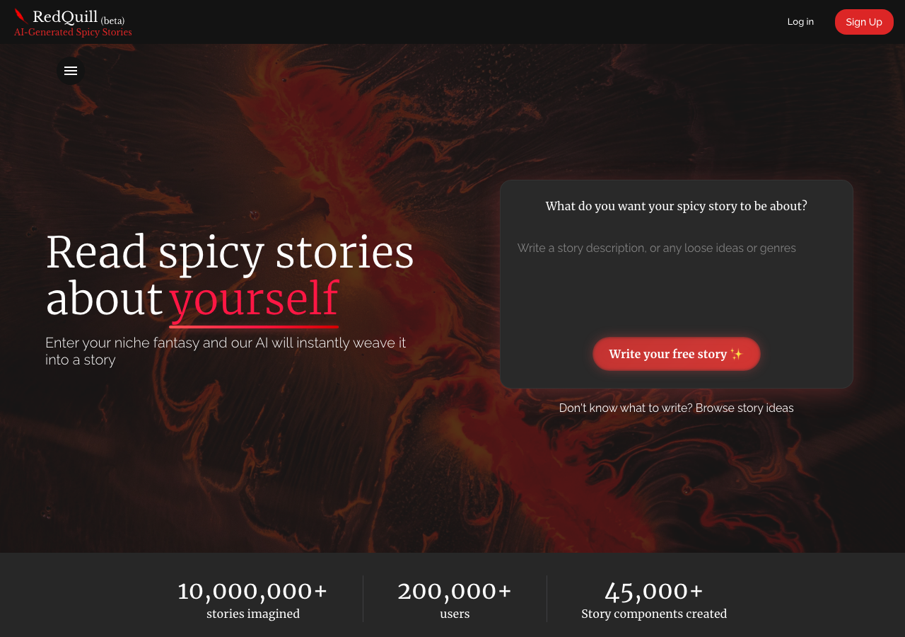 Screenshot of RedQuill