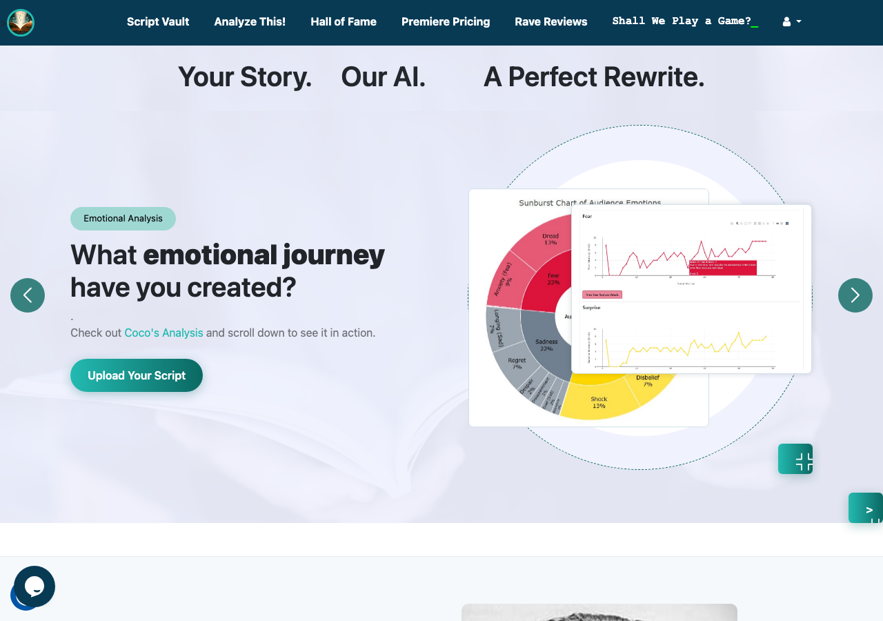 ScriptReader.ai main image - Transforming Scripts into Insights