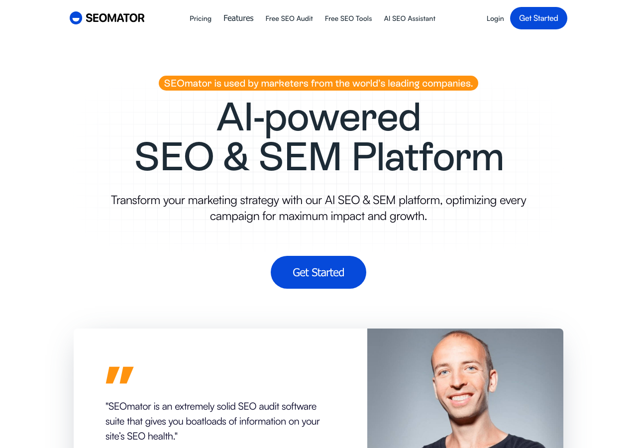 Screenshot of Seomator
