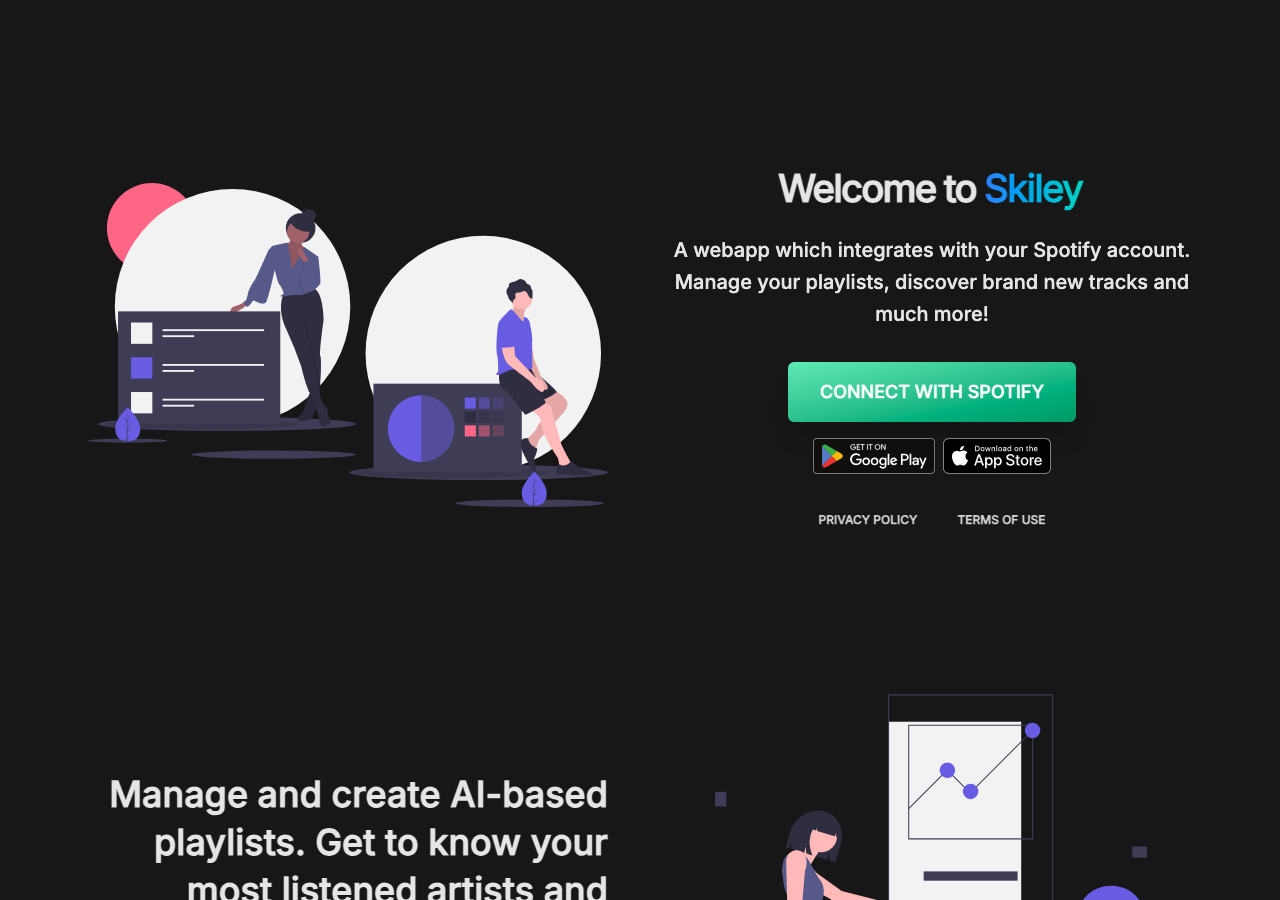 Screenshot of Skiley