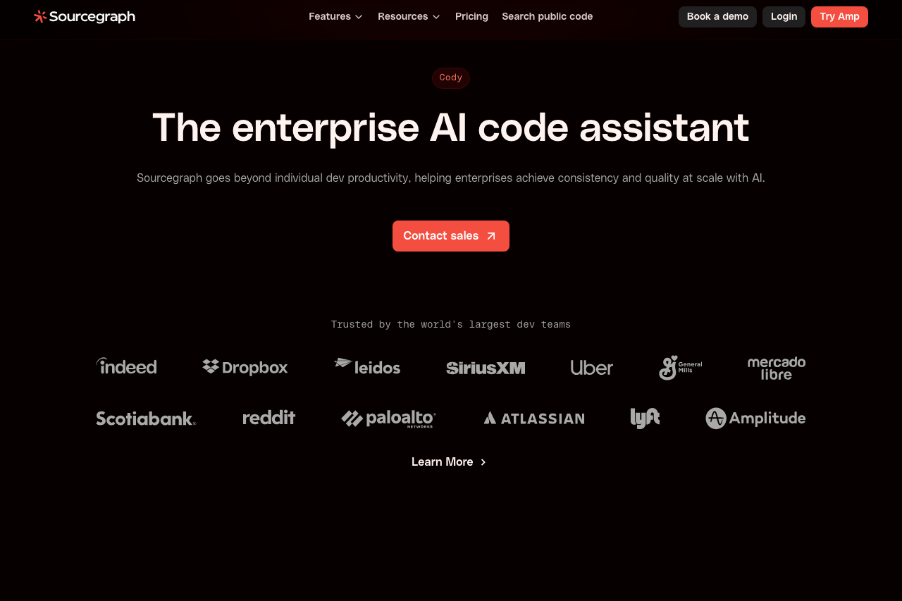 Cody by Sourcegraph main image - Accelerate code review with AI assistance