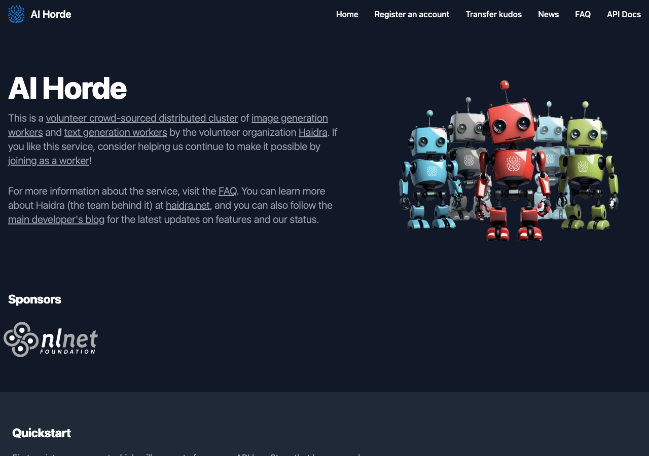 AI Horde main image - Unleash the power of AI