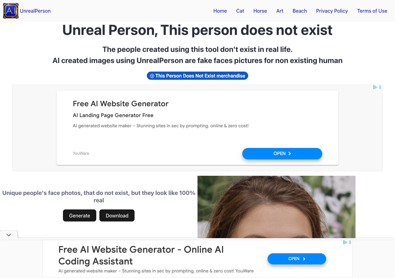 Unreal Person main image - Bring Your Imagination to Life