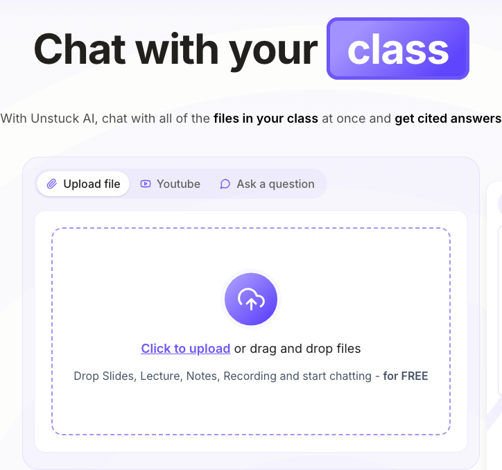 Screenshot of Unstuck