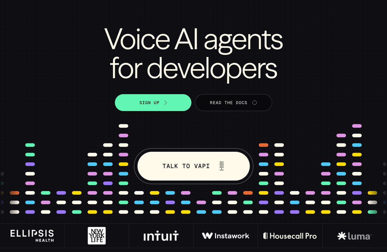 Vapi main image - Empower Your Business with AI